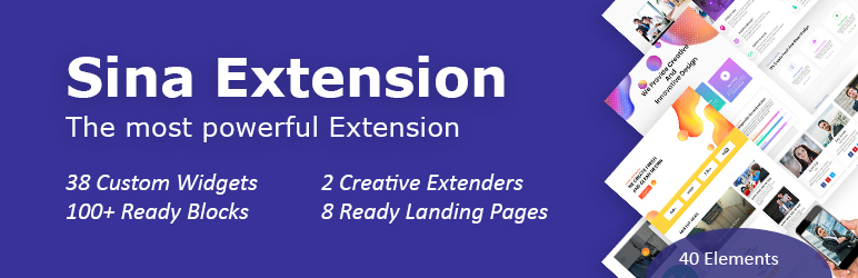 Sina Extension for Elementor (Slider, Gallery, Form, Modal, Data Table, Tab, Particle, Free Elementor Widgets & Elementor Templates)