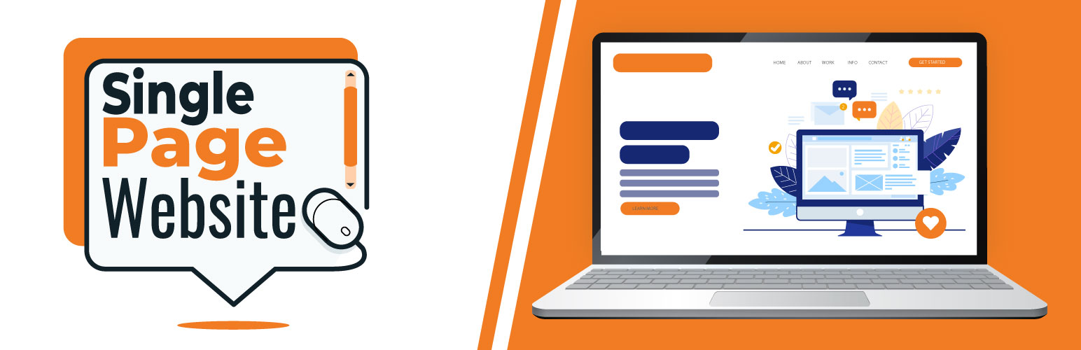WordPress 外掛 Singlepage Website 的封面圖片。