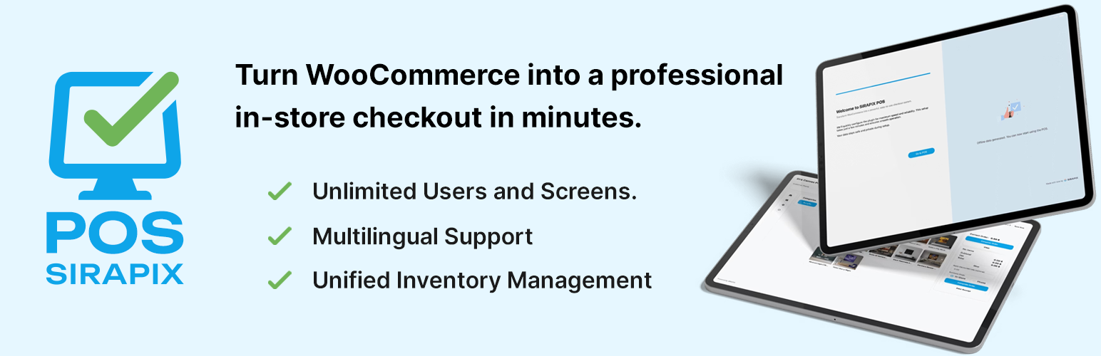 SIRAPIX POS for WooCommerce