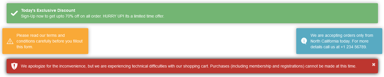 Site Notices WP