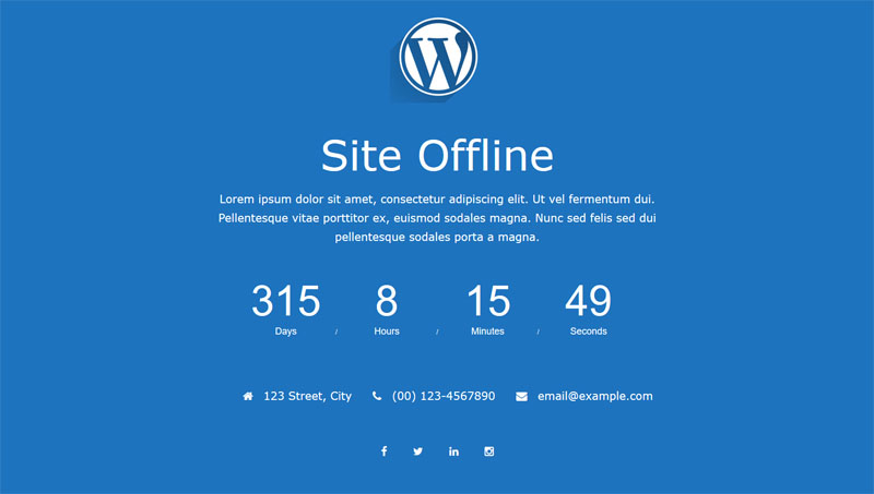 офлайн карта Site Offline Or Coming Soon Or Maintenance Mode | WordPress.org офлайн карта