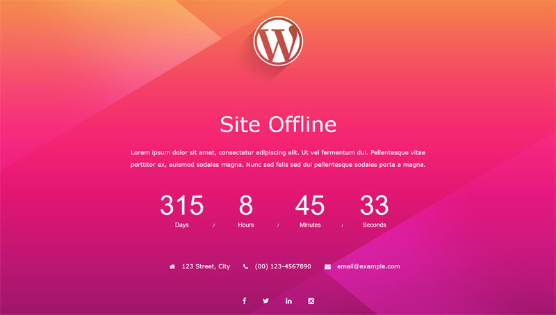 офлайн карта Site Offline Or Coming Soon Or Maintenance Mode | WordPress.org офлайн карта