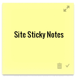 Site Sticky Notes
