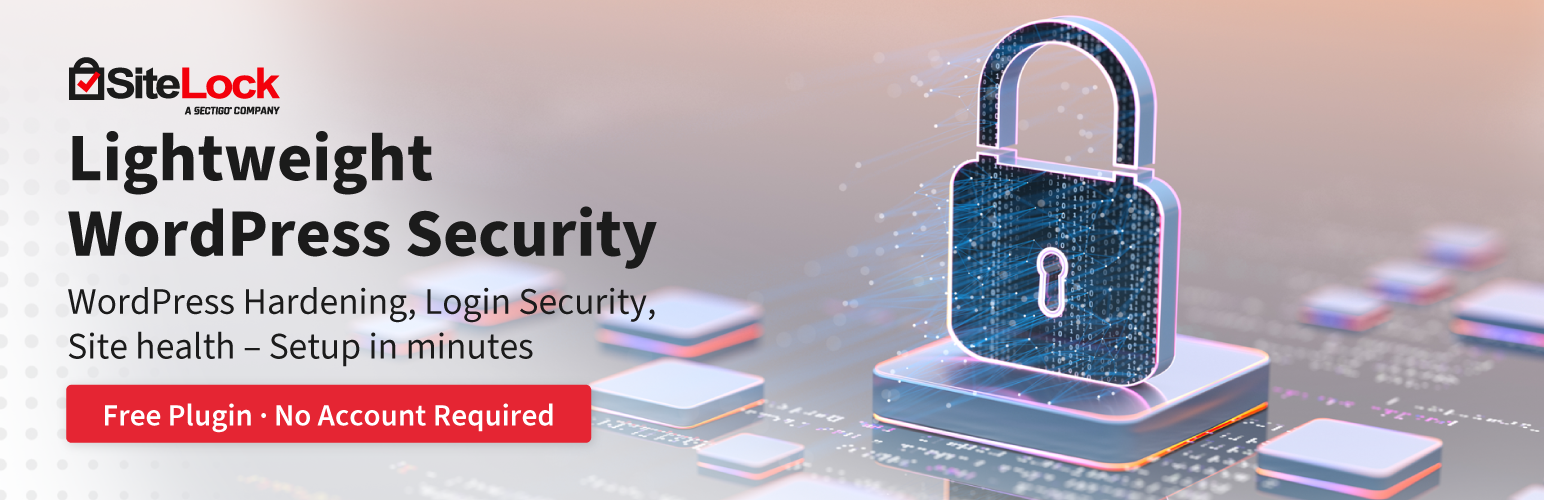 SiteLock Security – WP Hardening, Login Security & Malware Scans