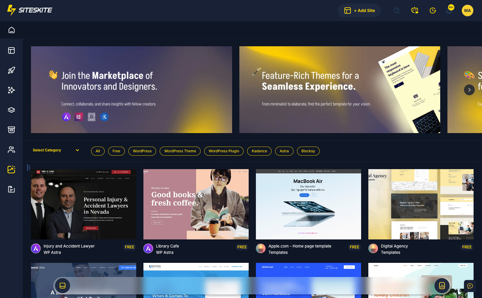 Marketplace — install and try plugins and themes in sandboxes
