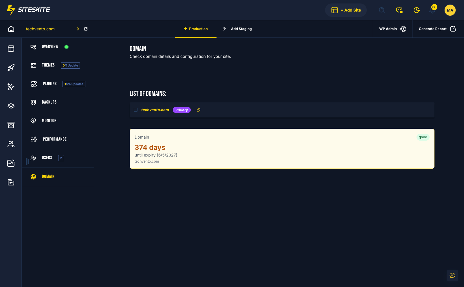 Domain expiry monitoring — never miss a renew-by date