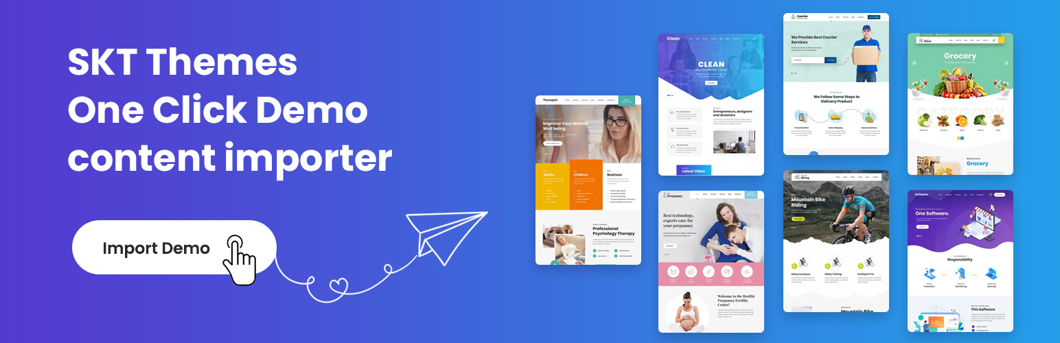 SKT Themes Demo Import