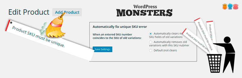 SKU Error Fixer for WooCommerce