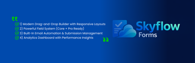 Skyflow Forms – Contact Form Builder, Easy, Modern, and Responsive Form Builder