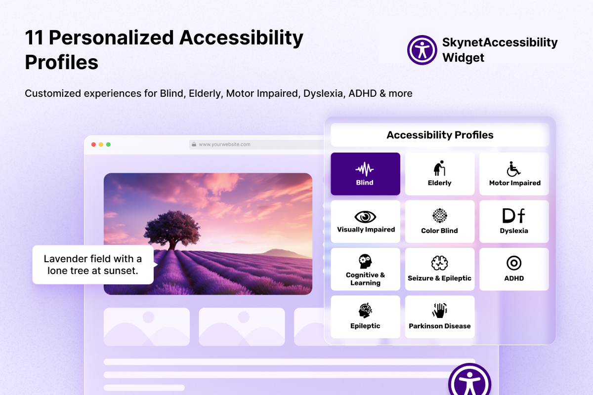 9 Personalize Accessibility Profile
