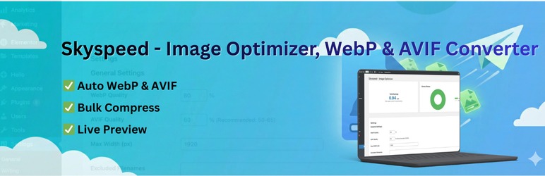 Skyspeed – Image Optimizer, WebP & AVIF Converter
