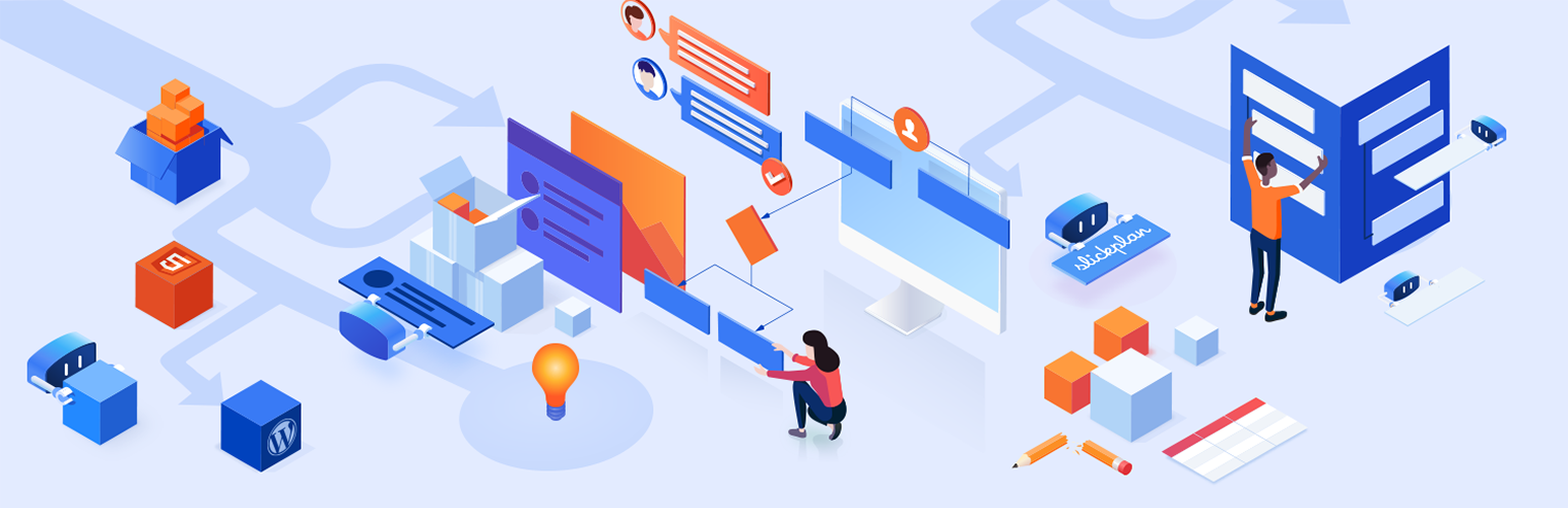 WordPress 外掛 Slickplan Importer 的封面圖片。