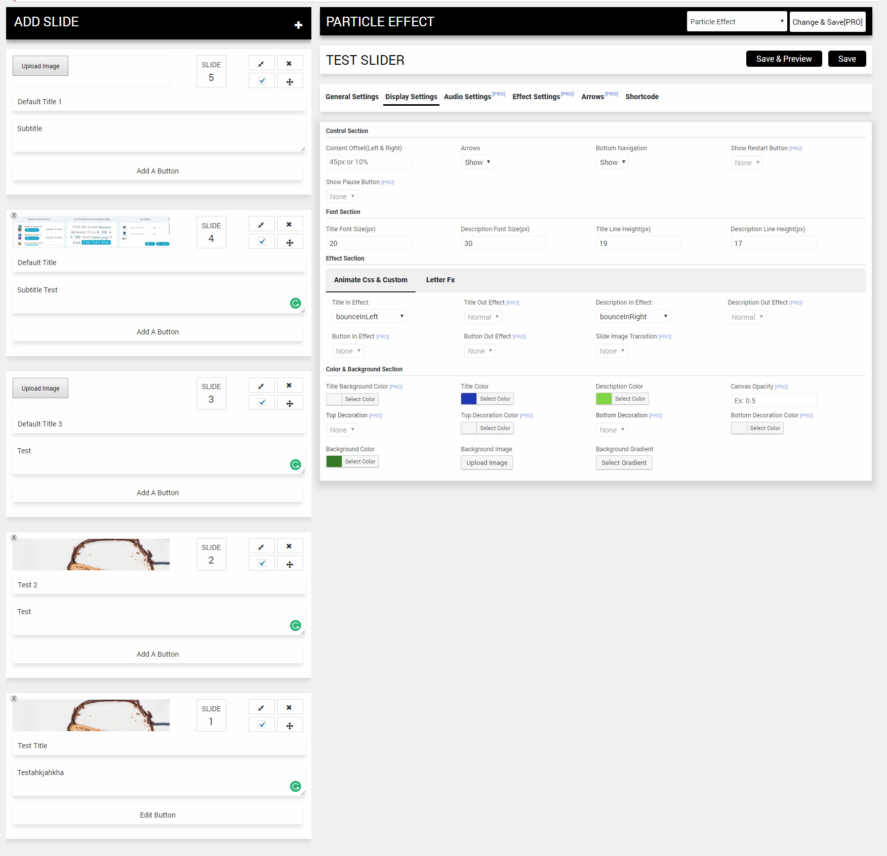 Display Settings