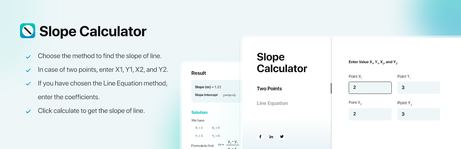 Slope Calculator