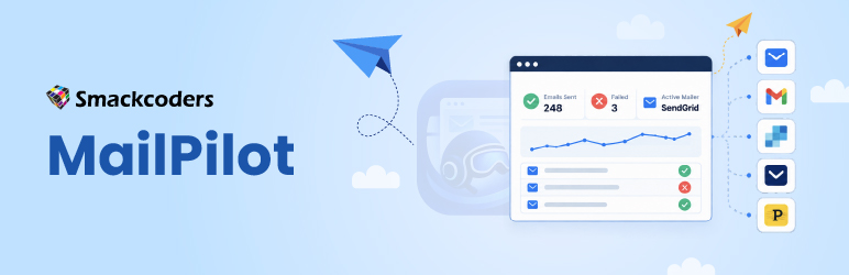 WordPress 外掛 Smackcoders MailPilot 的封面圖片