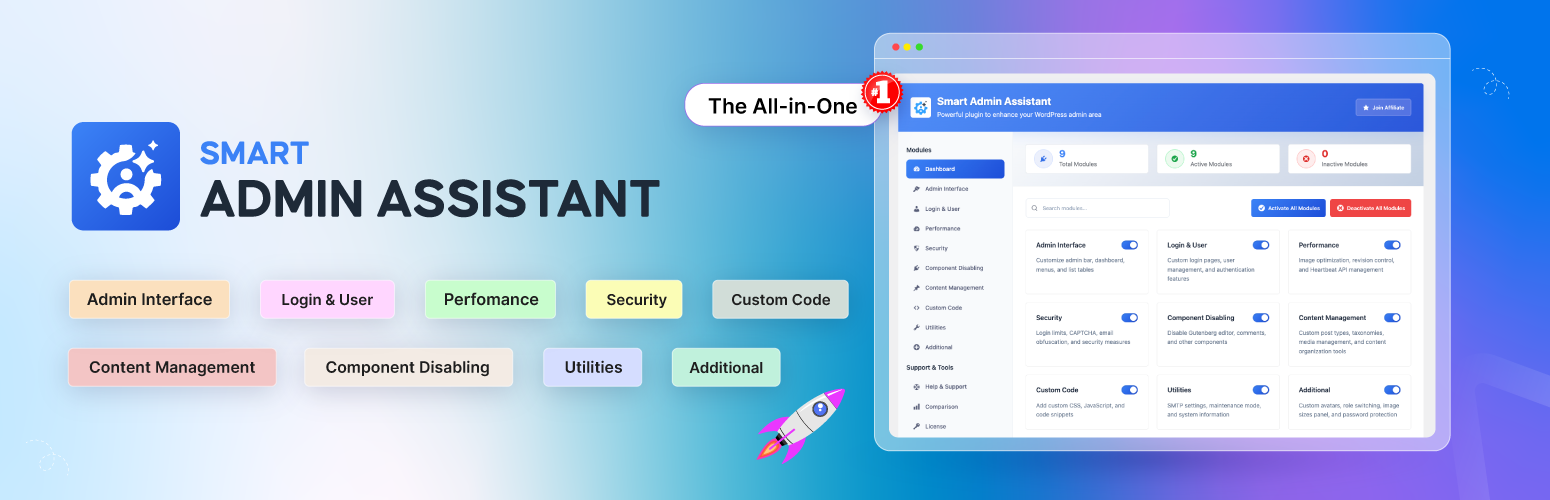 Smart Admin Assistant – Dashboard and Site Enhancements