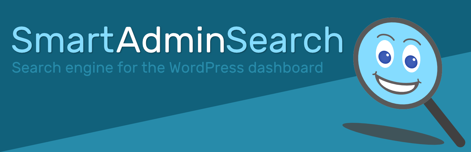 WordPress 外掛 Smart Admin Search 的封面圖片。