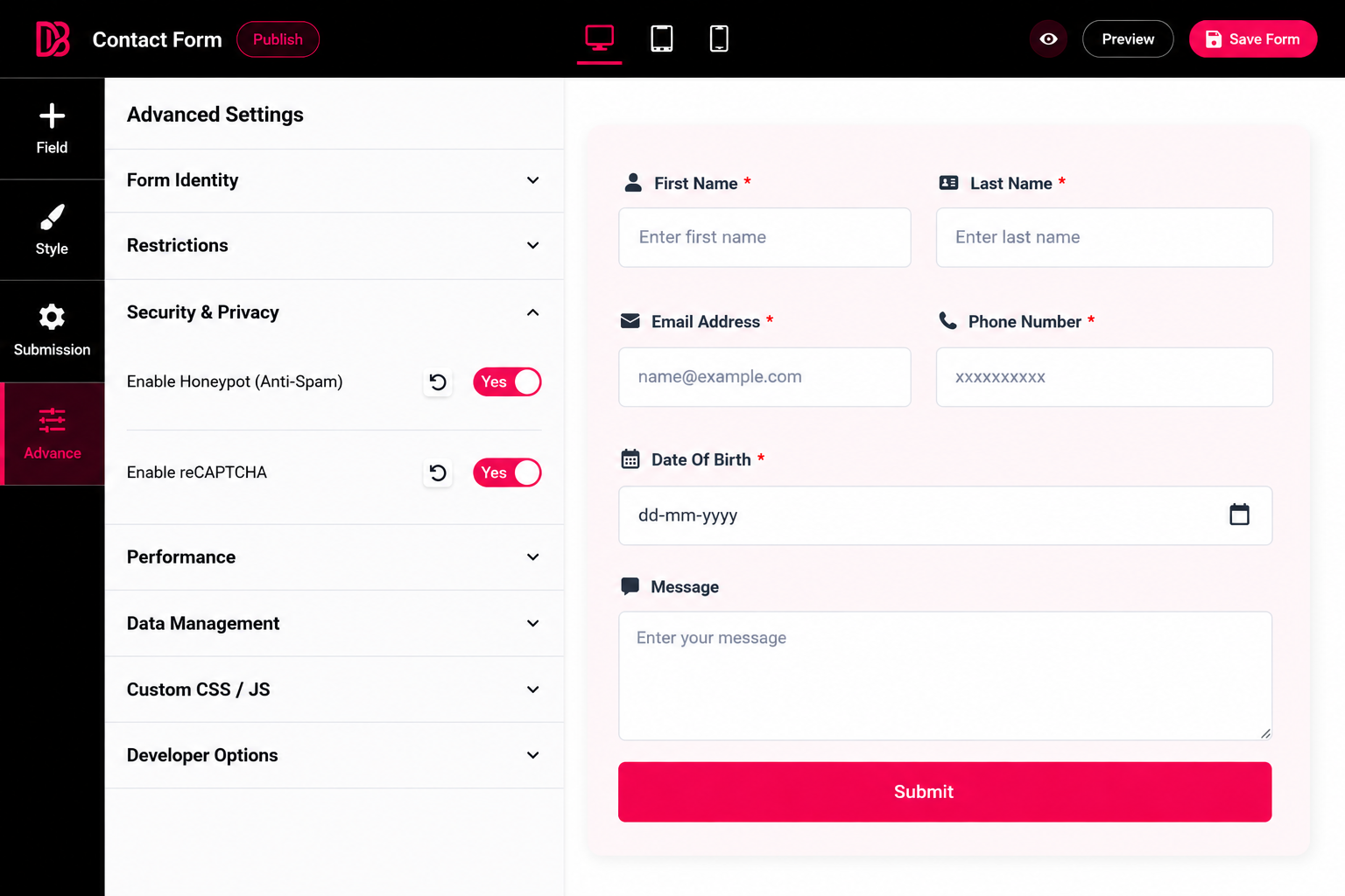 Smart Form Builder