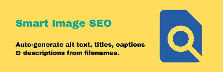 Smart Image SEO – Auto Alt Text Generator & Bulk Image Optimizer