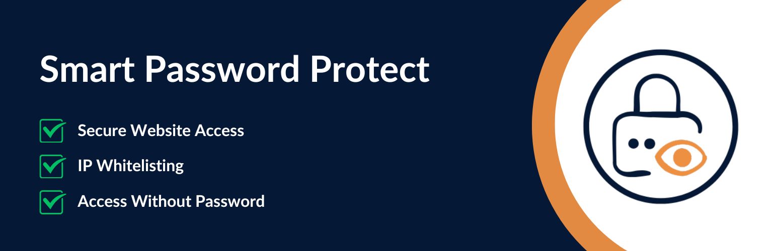 WordPress 外掛 Smart Password Protect – Easily Protect Your Entire WordPress Site 的封面圖片。