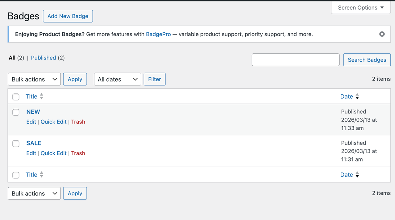 Smart Product Badges for WooCommerce