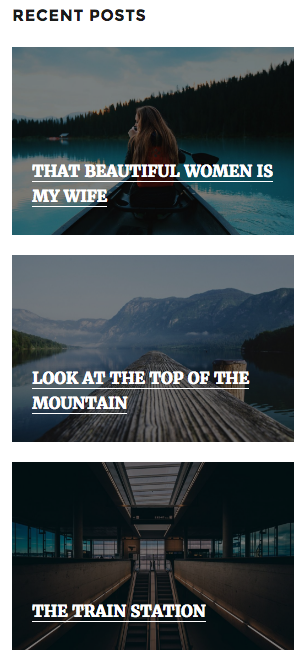 Modern style, tested with default theme Twenty Sixteen