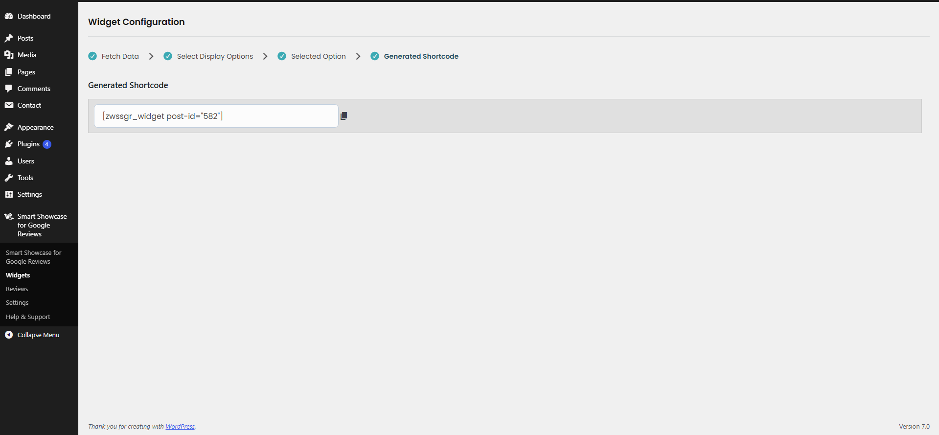 Organized Review Listing: View and manage all fetched reviews in a structured list for easy browsing. Reviews can be hidden with a simple click on the 'hide' icon for better control and organization.