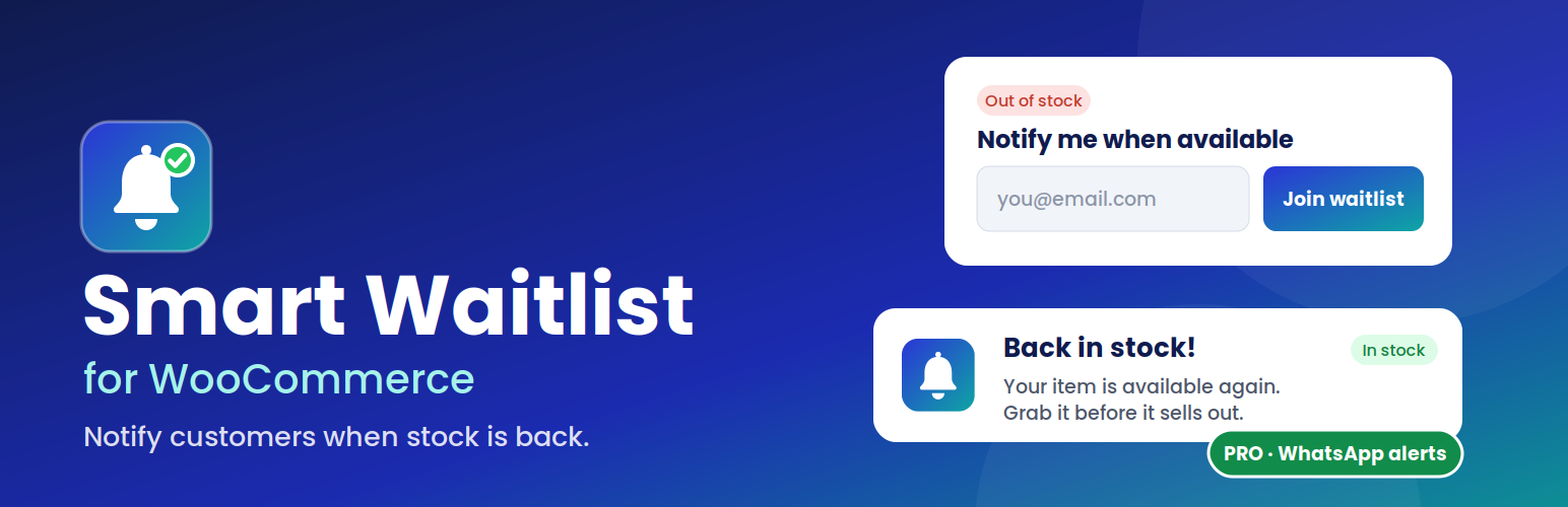 Smart Waitlist for WooCommerce