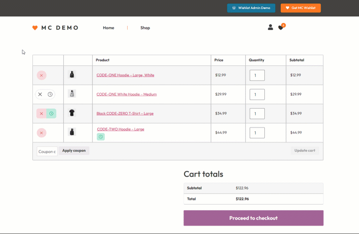 Display total savings within the Shoptimizer mini cart