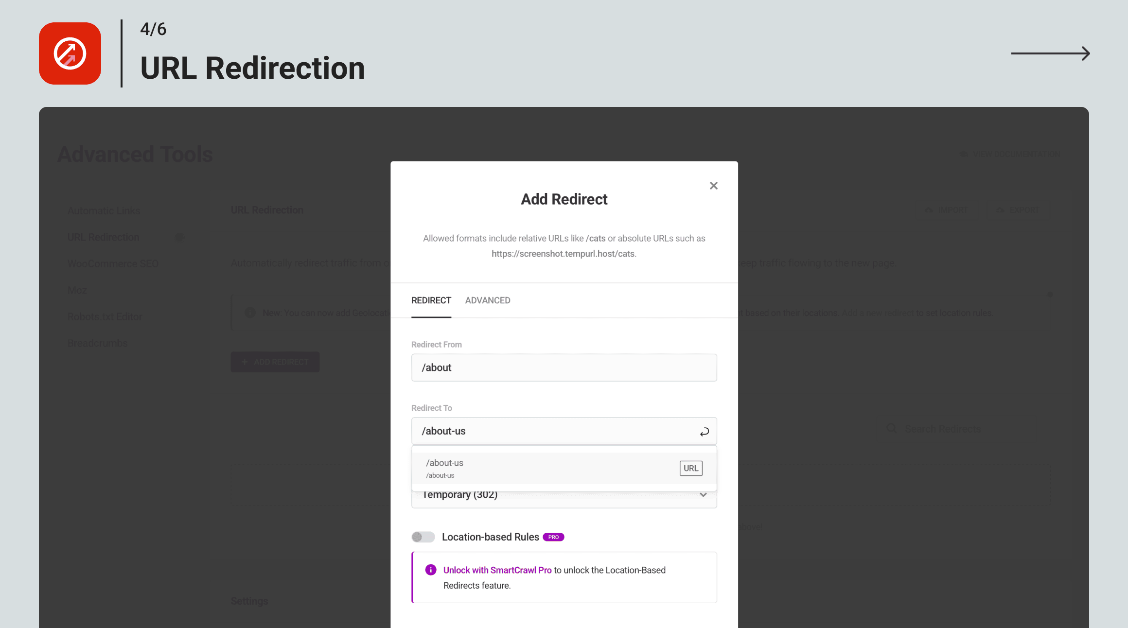 URL Redirection