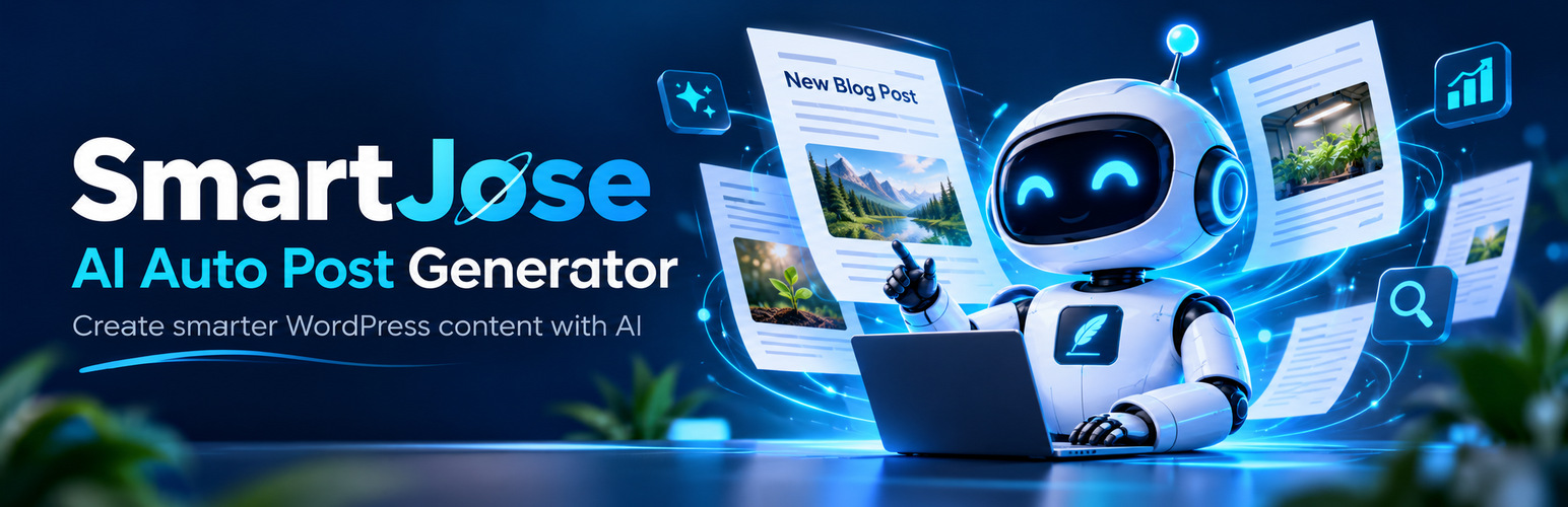 WordPress 外掛 SmartJose AI Auto Post Generator 的封面圖片