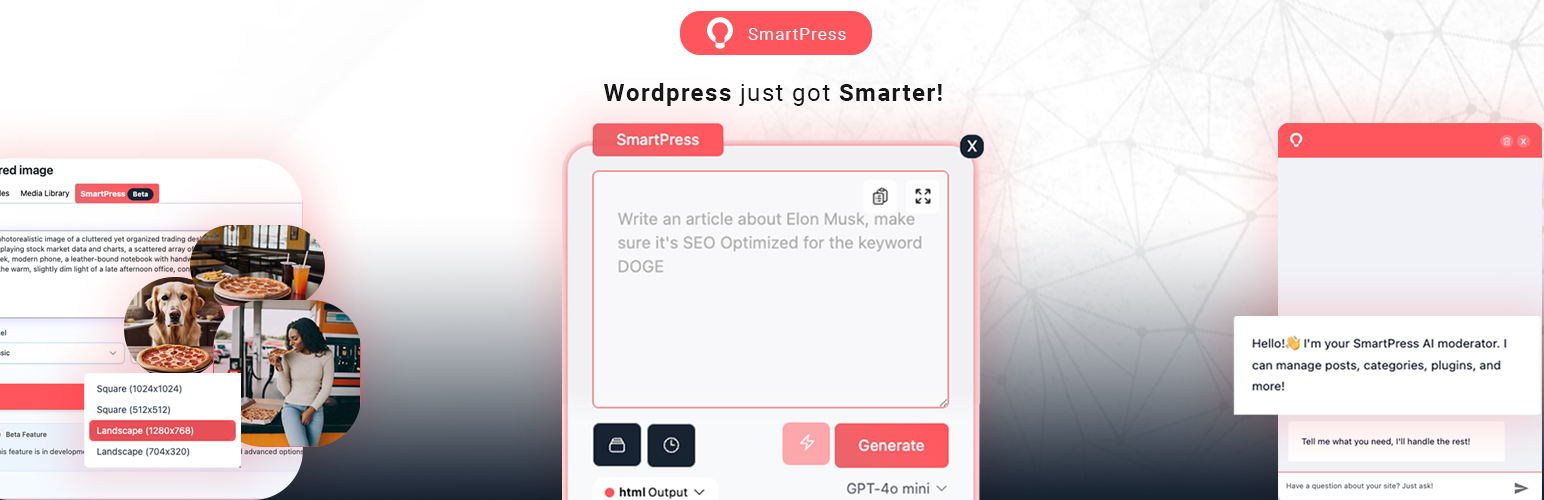 WordPress 外掛 SmartPress PRO 的封面圖片。