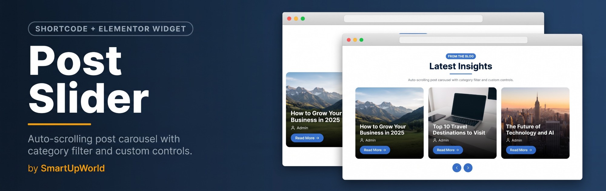 SmartUpWorld Post Slider