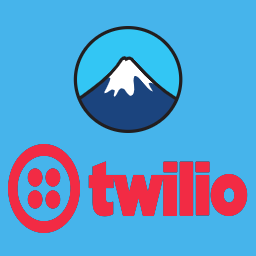 Sms notification contact form with twilio logo