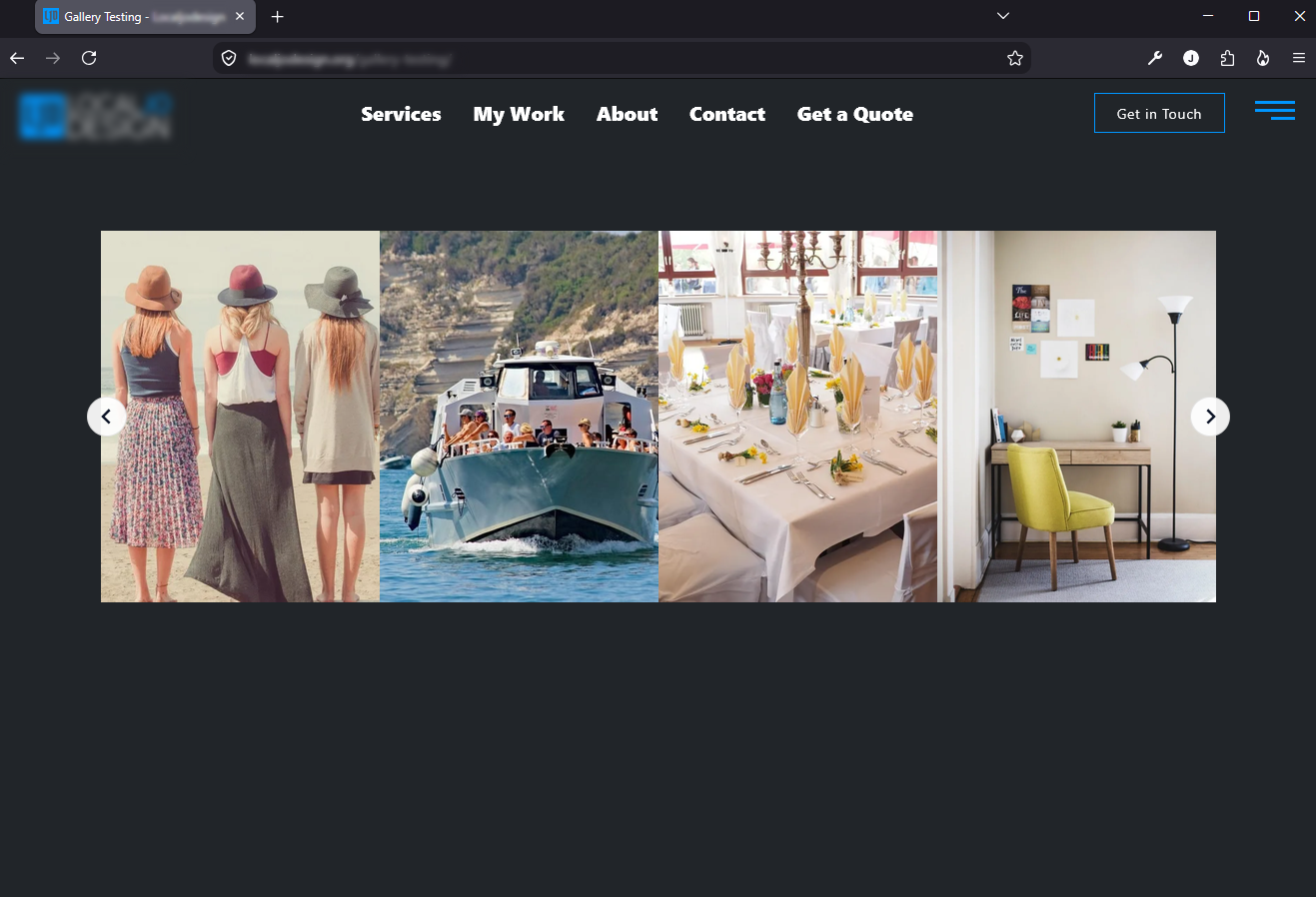 Masonry layout showing natural photo heights
