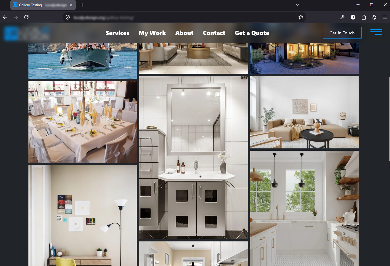 Strip layout — portrait photos displayed side by side