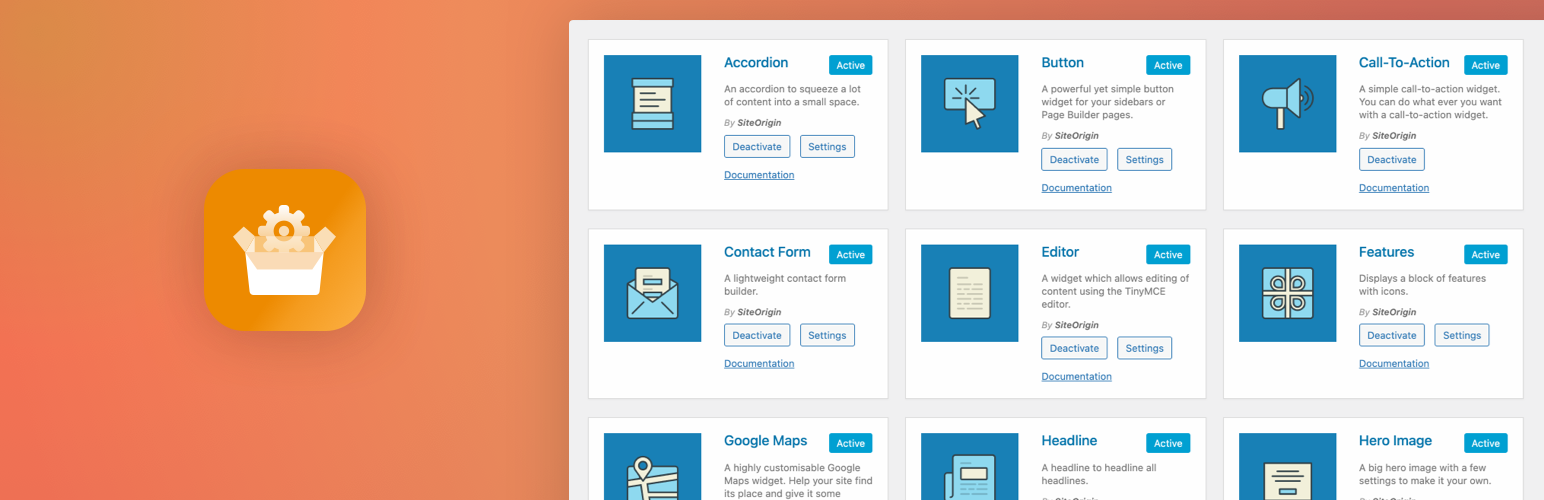 SiteOrigin Widgets Bundle