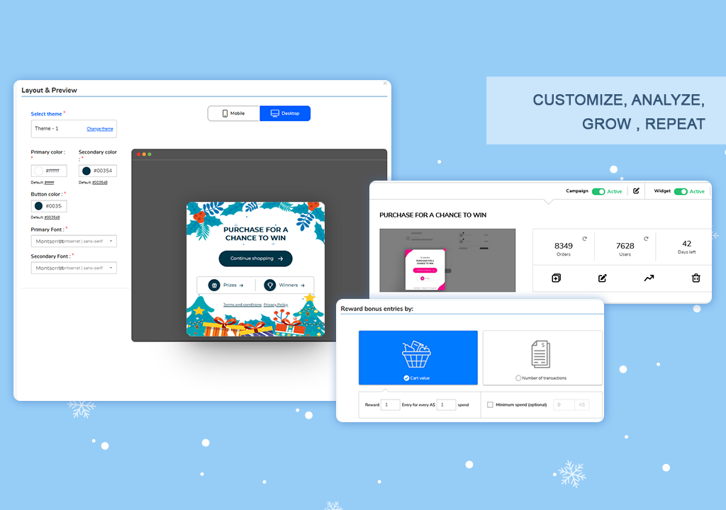 Social Boost: Giveaways, Instant win and Contests. Grow followers, shares, subscribers, traffic, referrals, sales and more