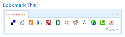 Social Dropdown