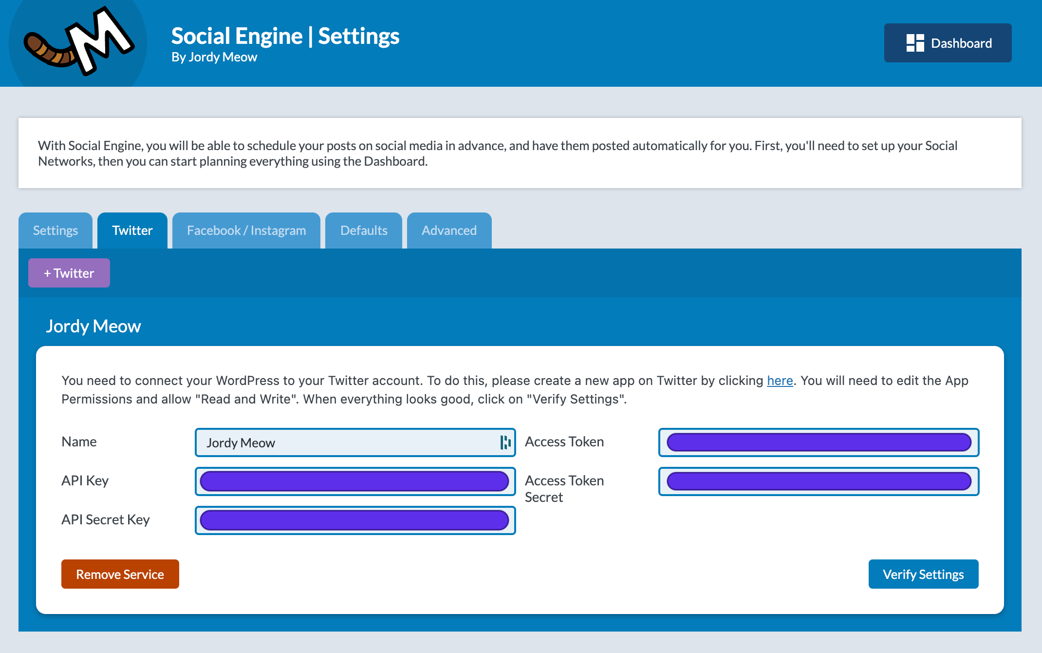 Social Engine: Agendamento de publicações em mídias sociais