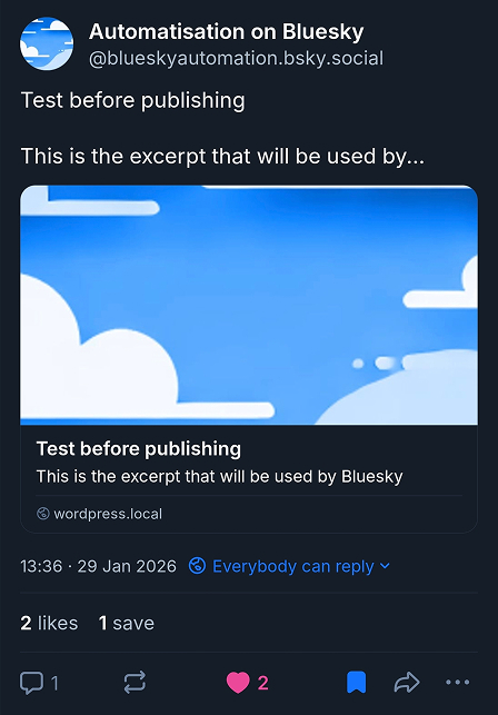 Social Integration for BlueSky