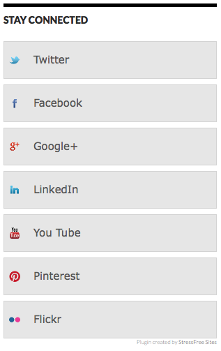 Social Media Badge Widget