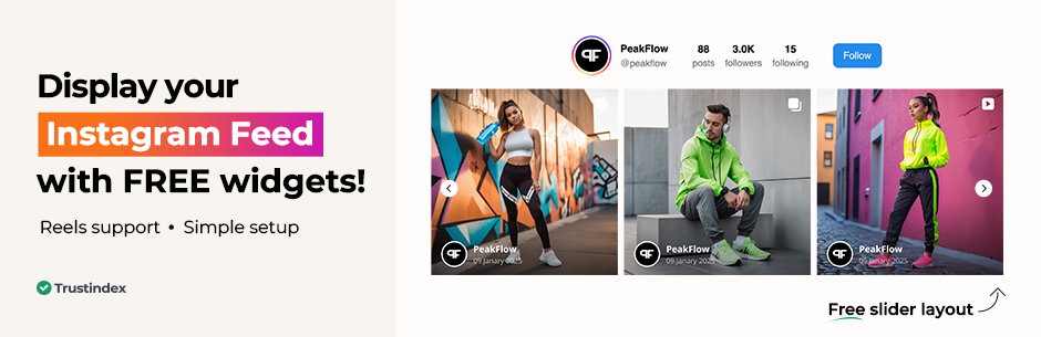 Widgets for Social Photo Feed