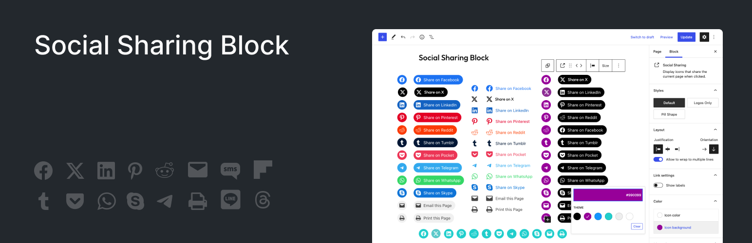 Social Sharing Block