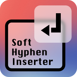 Soft Hyphen Inserter Icon