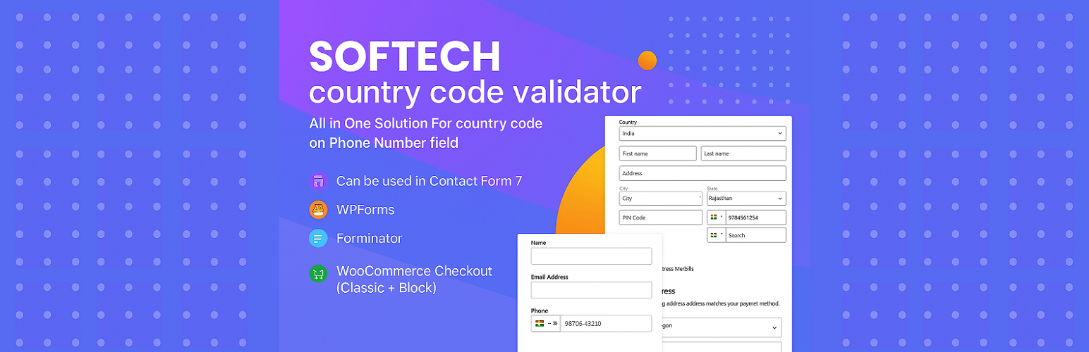 Softech Country Phone Validator