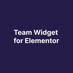 Softivus Team Widget for Elementor logo