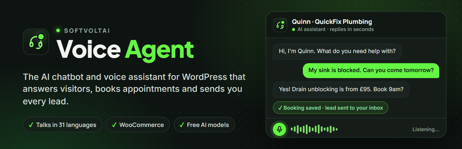 SoftVoltAI Voice Agent
