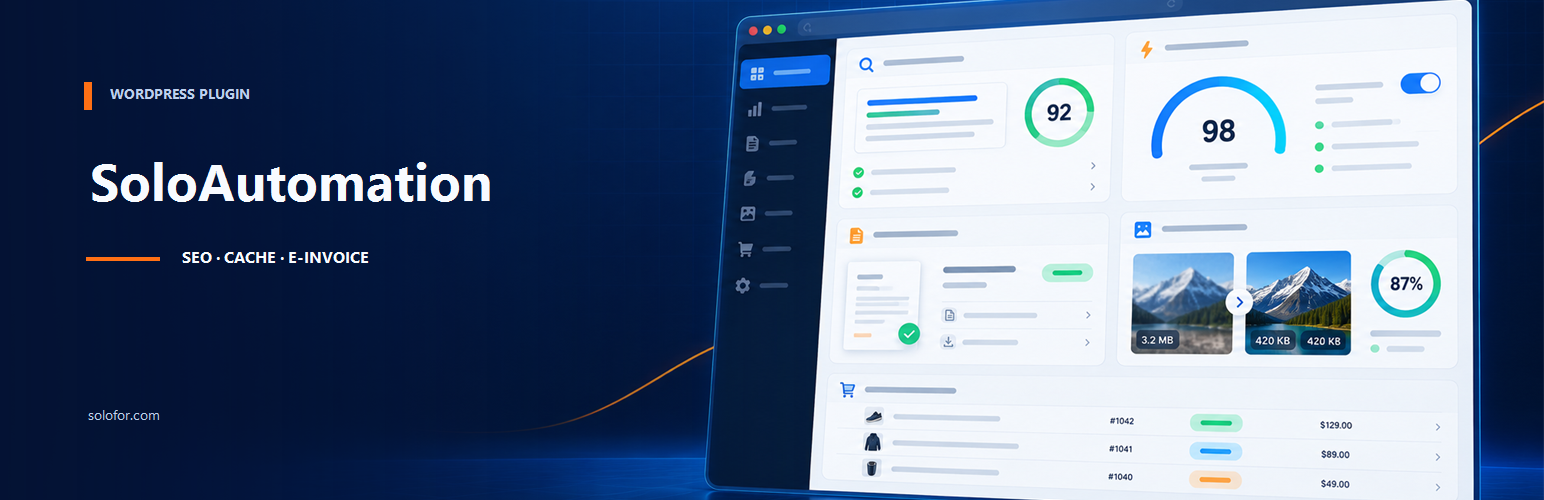 WordPress 外掛 SoloAutomation | Solofor 的封面圖片