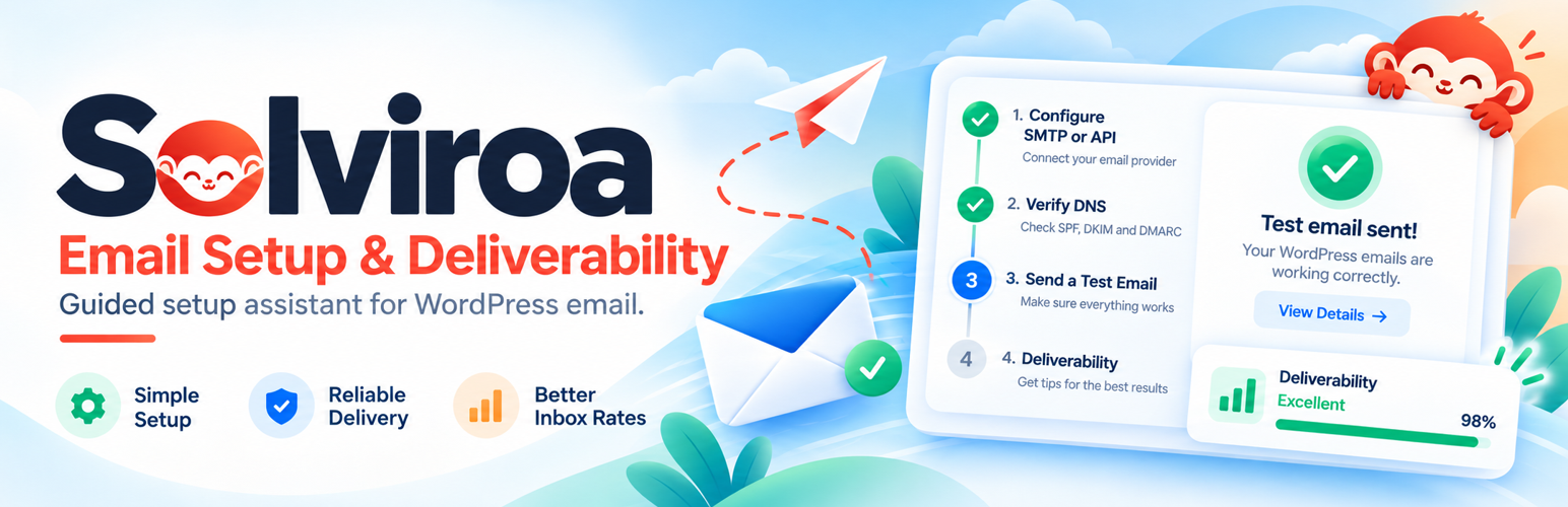 Solviroa – Email Setup &amp; Deliverability